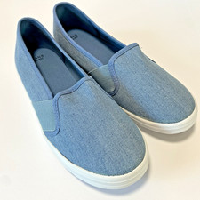 Evans Blue Denim Skater Shoes