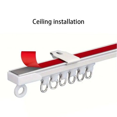Curtain track rail - curtain,