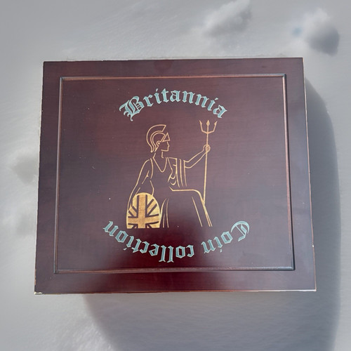 Wooden britannia coin - wooden,