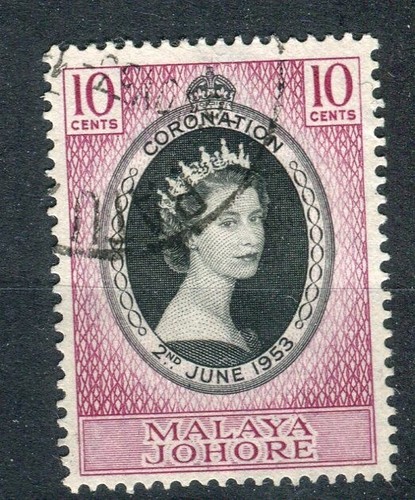 Johore malaya sg115 - malaya, 1953