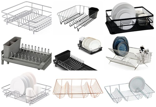 Dish drying rack large metal - rack,