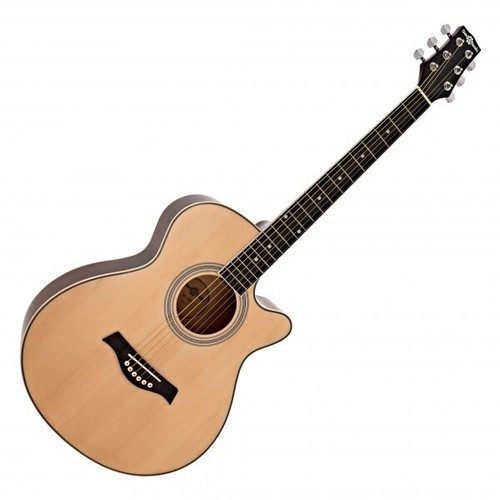 Single cutaway acoustic guitar - single,