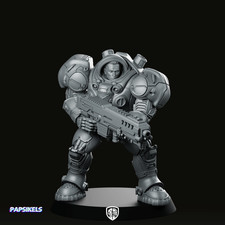 Human Power Armour Suit Space