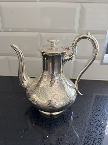 Victorian silver plated coffee - silver,