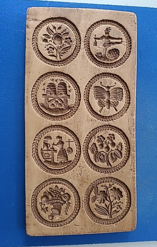 Vintage springerle cookie mold - vintage,