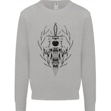 Sabre Tooth Tiger Skull Sword