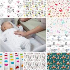 FITTED SHEET compatible with chicco next to me 2 bedside crib cotton  animals