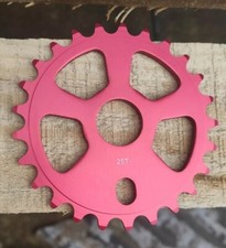 Red 25 tooth bmx chain ring Sprocket | gt Haro mongoose mafia blank vandals dmr