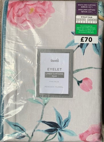 Dunelm peacocks eyelet - dunelm,