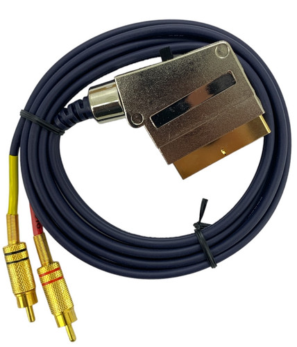 Switched scart 2 phono - scart,