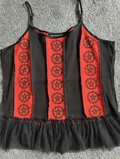 NWOT JORDASH PENTAGRAM GOTHIC WITCHY TOP WHITBY VAMPIRE CULT