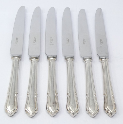Six cooper bros dessert knives - cooper,