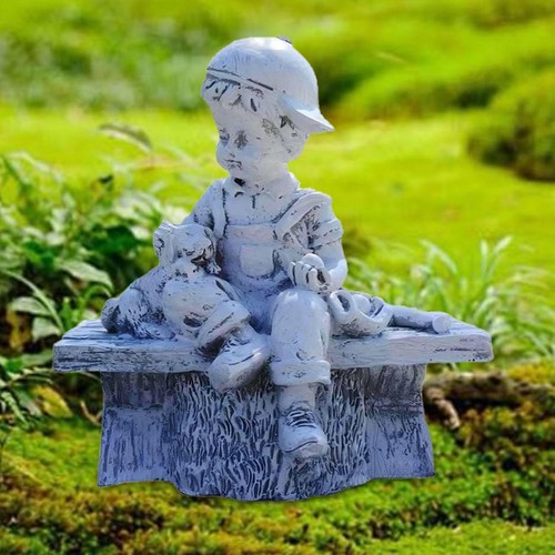 Resin garden statue small - resin,
