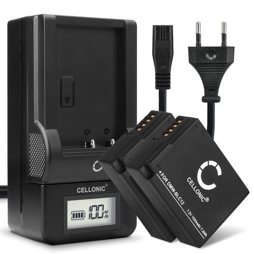 Battery for panasonic lumix - 2x,