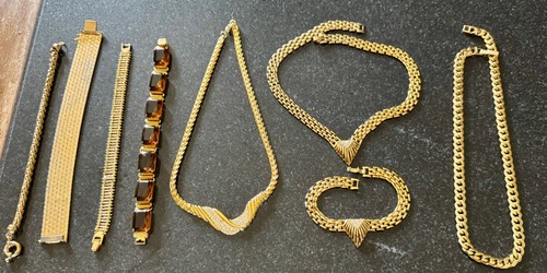 Vintage 80s costume jewellery - vintage,