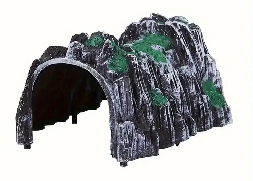 Realistic model railway tunnel - model,