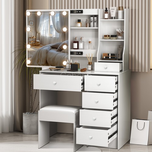 Dressing table with - dressing,