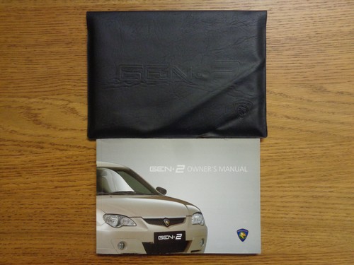 Proton gen owners handbook - proton, 2
