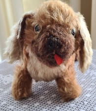 Vintage Old Toy Dog Straw