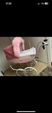 Pink Silver Cross Kids' Dolls Pushchair In Great Condition Slight Pull On Cover