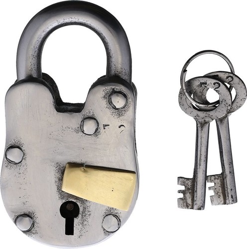 Old west padlock 75in - old,
