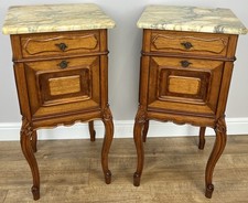 Pair bedside tables - of,