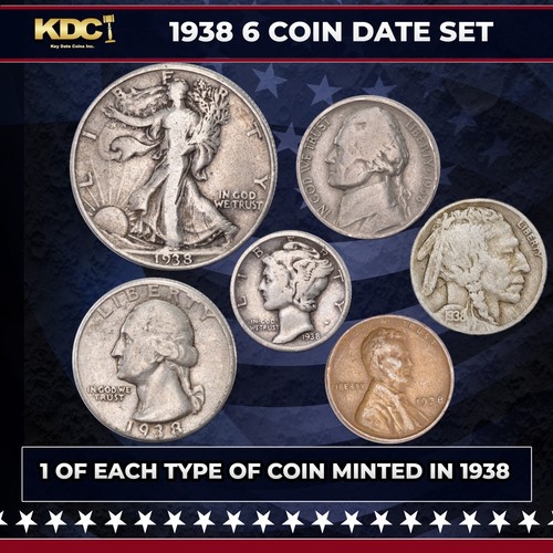 1938 coin date set - coin, 1