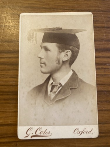 Cdv man mortar board - in,