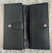 Black Visconti leather purse / wallet