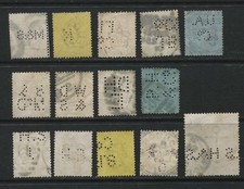 GB Perfins - Queen Victoria