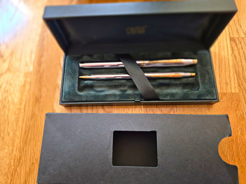 Cross pen set with - cross,