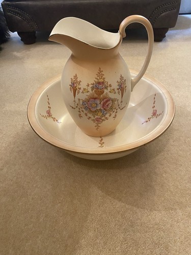 Crown devon blush ware - blush, pitcher