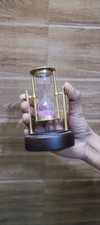 Sand Timer With Compass Brass