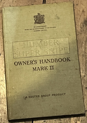 Vintage 1949 humber super - humber,