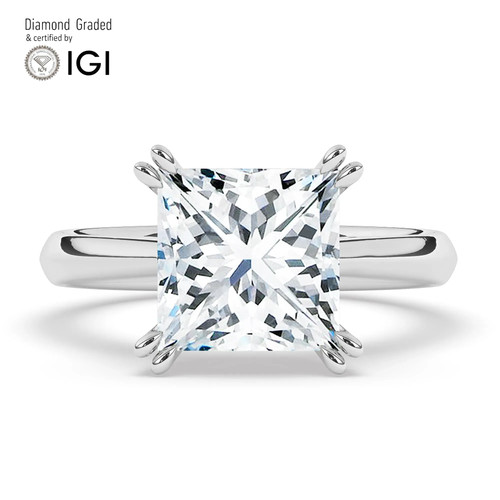 Princess diamond engagement - princess,