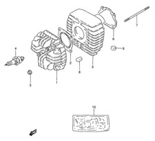Suzuki Genuine Rubber Pad FZ50