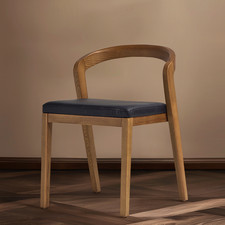 Ikast Dining Chair Black Faux