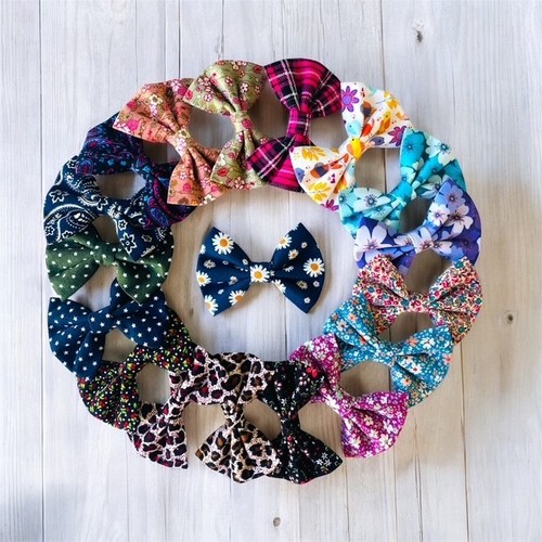 Dog bow tie patterned - bow, tie,