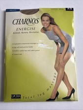 Charnos Energising Medium Support Tights 15 Den. Graduated Compression Champagne