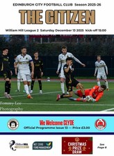 Edinburgh City v Clyde 25/26