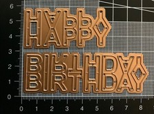 Spellbinders Happy Birthday Banner Die Cutter Set