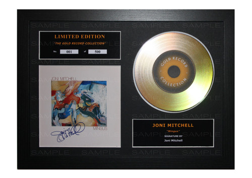 Joni mitchell signed - signed, gold