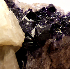 Blue John Fluorite Crystal Specimen Derbyshire UK 149g 6cm  Unpolished