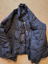 Puffa black jacket x large unisex original vintage