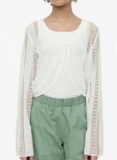 H&M Girls White Crochet Look