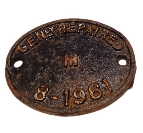 Railwayana cast iron genly - railwayana,