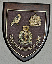 251 Field Ambulance Royal Army Medical Corps regimental mess plaque shield RAMC
