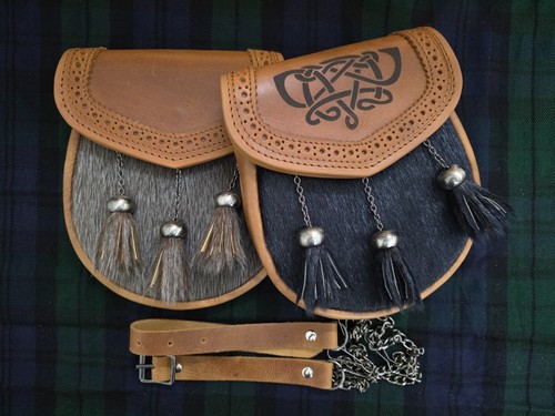 Scottish kilt sporran - kilt, semi