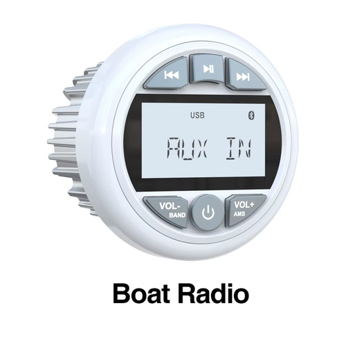 Marine stereo radio - stereo, bluetooth