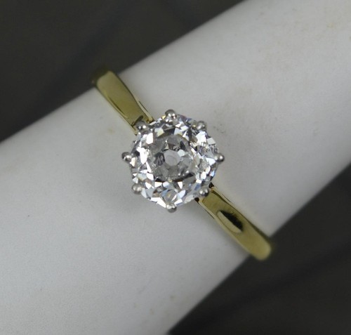 Antique 18ct gold platinum - gold,